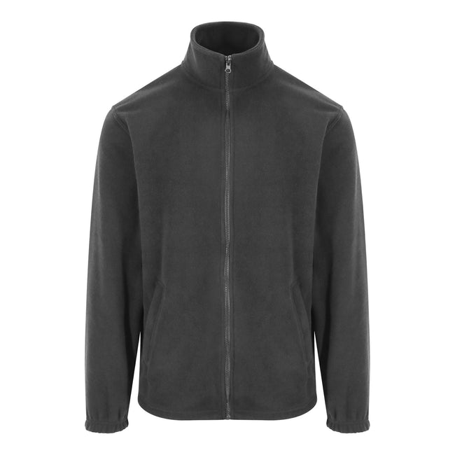 Charcoal - Front - PRO RTX Mens Pro Fleece Jacket