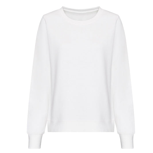 Arctic White - Front - Awdis Womens-Ladies Sweatshirt