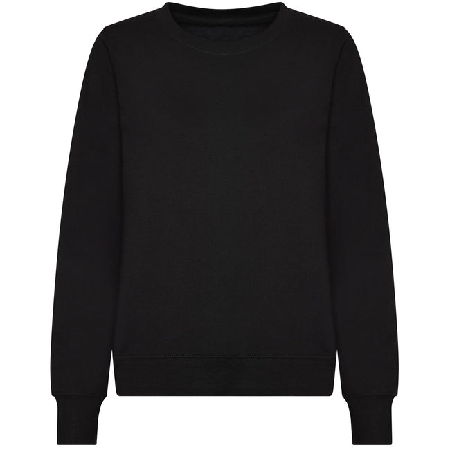 Deep Black - Back - Awdis Womens-Ladies Sweatshirt