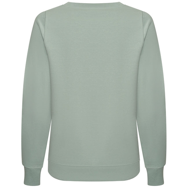 Dusty Green - Back - Awdis Womens-Ladies Sweatshirt