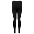 Black - Back - TriDri Womens-Ladies Seamless Adjustable Leg Length Leggings
