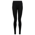Black - Front - TriDri Womens-Ladies Seamless Adjustable Leg Length Leggings