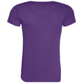 Purple - Back - Awdis Womens-Ladies Cool Recycled T-Shirt