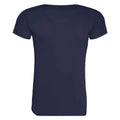 French Navy - Back - Awdis Womens-Ladies Cool Recycled T-Shirt