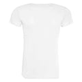 Arctic White - Back - Awdis Womens-Ladies Cool Recycled T-Shirt