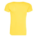 Sun Yellow - Back - Awdis Womens-Ladies Cool Recycled T-Shirt