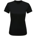 Black - Front - TriDri Womens-Ladies Recycled Active T-Shirt