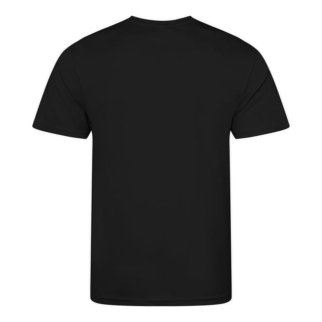 Jet Black - Back - AWDis Cool Unisex Adult Recycled T-Shirt