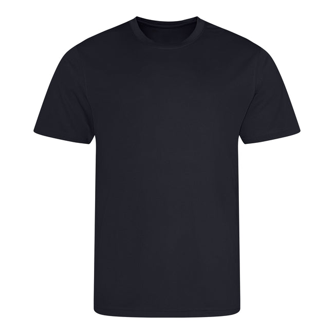 French Navy - Front - AWDis Cool Unisex Adult Recycled T-Shirt