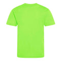 Electric Green - Back - AWDis Cool Childrens-Kids Recycled T-Shirt