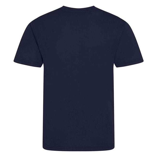 French Navy - Back - AWDis Cool Childrens-Kids Recycled T-Shirt