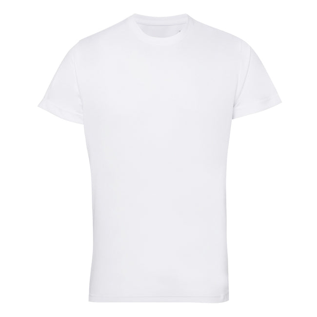 White - Front - TriDri Mens Performance Recycled T-Shirt