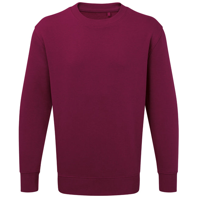Burgundy - Front - Anthem Unisex Adult Sweatshirt