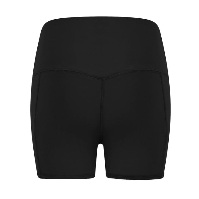 Black - Back - Tombo Womens-Ladies Shorts