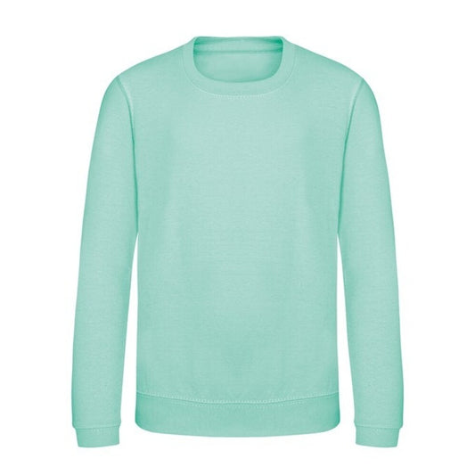 Peppermint - Front - Awdis Childrens-Kids Sweatshirt
