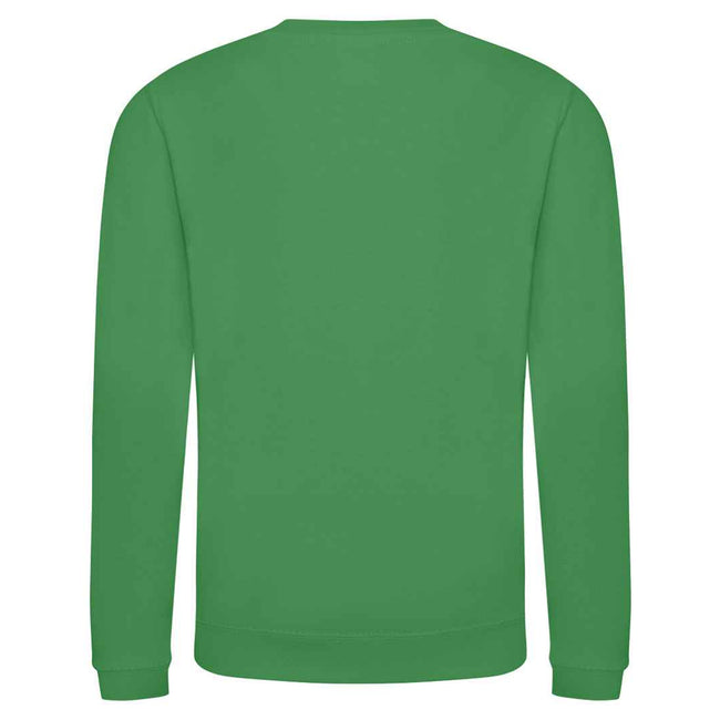 Kelly Green - Back - Awdis Childrens-Kids Sweatshirt