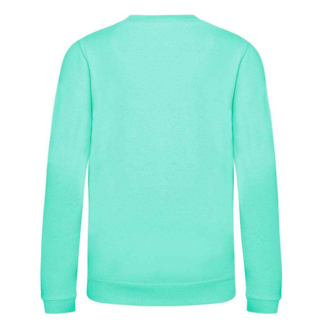 Peppermint - Back - Awdis Childrens-Kids Sweatshirt