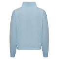 Sky Blue - Back - Awdis Womens-Ladies Just Hoods Crop Sweatshirt