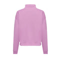 Lavender - Side - Awdis Womens-Ladies Just Hoods Crop Sweatshirt
