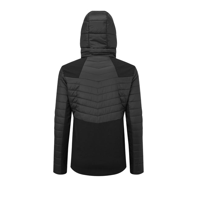 Black - Back - TriDri Womens-Ladies Hybrid Insulated Jacket