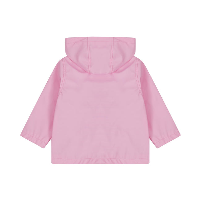 Pink - Back - Larkwood Baby Waterproof Jacket