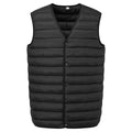 Black - Front - 2786 Mens Padded Gilet