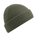 Olive - Front - Beechfield Unisex Adult Water Repellent Beanie