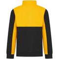 Black-Gold - Back - Finden & Hales Childrens-Kids Quarter Zip Track Top