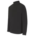 Black - Back - Finden & Hales Mens Quarter Zip Track Top