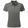 Dark Grey - Front - Premier Womens-Ladies Sustainable Polo Shirt