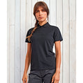 Black - Back - Premier Womens-Ladies Sustainable Polo Shirt