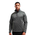 Dark Grey - Back - Premier Mens Sustainable Zipped Jacket