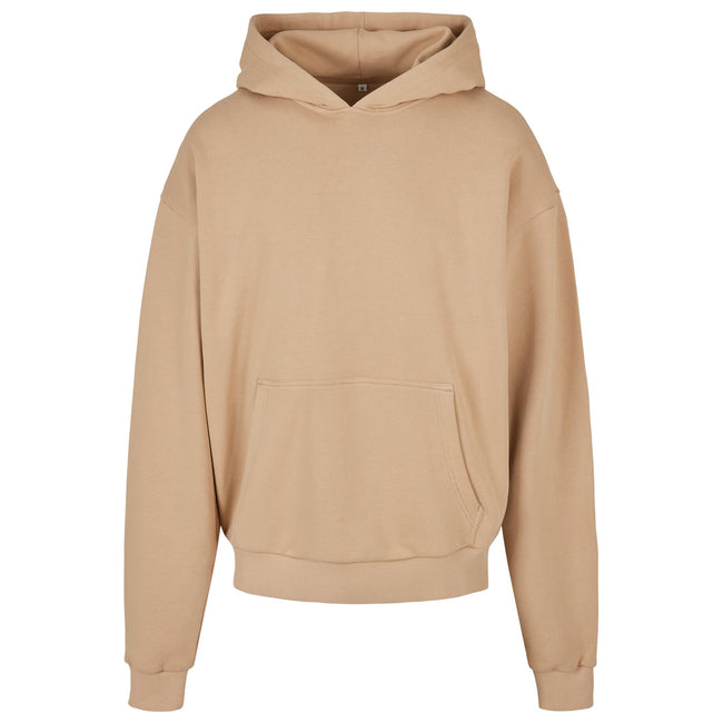 Union Beige - Front - Build Your Brand Mens Ultra Heavyweight Hoodie