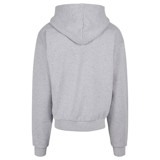 Grey - Back - Build Your Brand Mens Ultra Heavyweight Hoodie