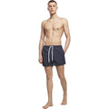 Navy - Back - Build Your Brand Mens Swim Shorts