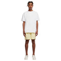 Light Yellow - Back - Build Your Brand Mens Swim Shorts