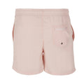 Pink - Back - Build Your Brand Mens Swim Shorts