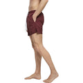 Cherry Red - Side - Build Your Brand Mens Swim Shorts