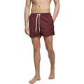 Cherry Red - Close up - Build Your Brand Mens Swim Shorts