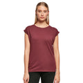 Cherry - Lifestyle - Build Your Brand Womens-Ladies Extended Shoulder T-Shirt