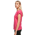 Hibiscus Pink - Pack Shot - Build Your Brand Womens-Ladies Extended Shoulder T-Shirt