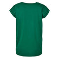 Forest Green - Back - Build Your Brand Womens-Ladies Extended Shoulder T-Shirt