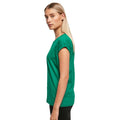 Forest Green - Pack Shot - Build Your Brand Womens-Ladies Extended Shoulder T-Shirt