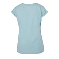 Ocean Blue - Back - Build Your Brand Womens-Ladies Extended Shoulder T-Shirt