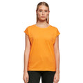 Paradise Orange - Lifestyle - Build Your Brand Womens-Ladies Extended Shoulder T-Shirt