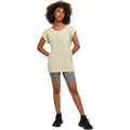 Soft Yellow - Back - Build Your Brand Womens-Ladies Extended Shoulder T-Shirt
