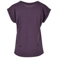 Purple Night - Back - Build Your Brand Womens-Ladies Extended Shoulder T-Shirt