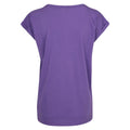 Ultra Violet - Back - Build Your Brand Womens-Ladies Extended Shoulder T-Shirt