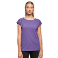 Ultra Violet - Lifestyle - Build Your Brand Womens-Ladies Extended Shoulder T-Shirt