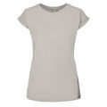 Light Asphalt - Front - Build Your Brand Womens-Ladies Extended Shoulder T-Shirt